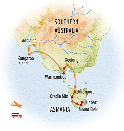 Aust map