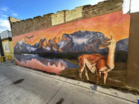 Patagonia mural